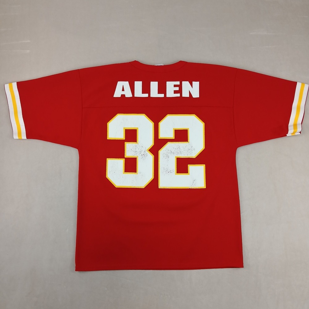 Logo 7 Medium Kansas City Chiefs 32 Marcus Allen‎ Mens Jersey USA 20x27 ** Small